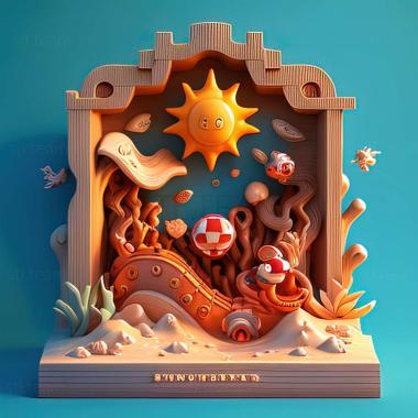 3D model Super Mario Sunshine game (STL)